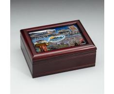 Saveur et Degustation ZK1460/2WEB LOT CAFETIERE A Piston en Verre + 4 Tasses Kelloggs, Multicolore