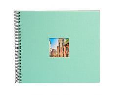 Goldbuch Bella Vista Album Photo à Spirales, Aqua, 40 mm