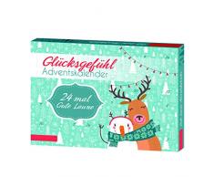 Roth r80246 Sentiment de Bonheur de lAvent Calendrier de lAvent, Assortiment en différents matériaux Multicolore, 50 x 35 x 4 cm