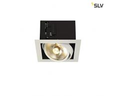 SLV Éclairage encastré kadux 1 ES111, encastré, GU10, 230 V, blanc 115541