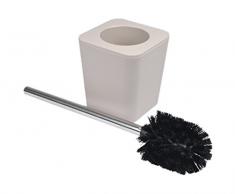 Douceur dIntÃ©rieur 6ASB228TA Brosse WC Effet Soft Touch Taupe 11,5 x 11,5 x 38,5 cm