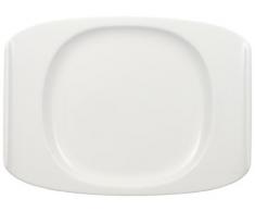 Villeroy & Boch Urban Nature Assiette Ã dessert, 27x19,5 cm, Porcelaine Premium, Blanc