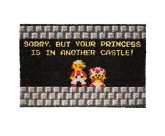 getDigital 12534Â Your Princess is in Another Castle Nerd Paillasson paillasson Tapis de Porte Paillasson en Fibres de Coco Pare-Boue, Fibre de Coco, Multicolore, 60Â x 40Â x 2Â cm