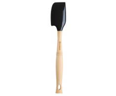 Le Creuset, Spatule Médium avec Tête Amovible en Silicone, Longueur : 31 cm, Silicone/Bois, Noir
