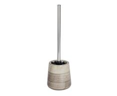 Wenko 22645100 Brosse WC Pottery, Sable, Céramique, Beige, 12 x 12 x 39 cm