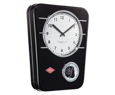 Wesco 322401-62 Horloge de cuisine (Noir)