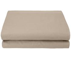 Lovely Casa D14820016 Alicia Drap Plat Coton Ficelle 290 x 180 cm