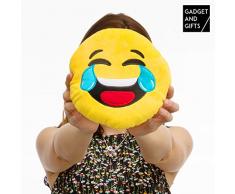 ootb Coussin Emoji-Laughing Emotion, Jaune, 20 cm