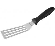 FM Professional 21717 Servir coudée-ajourée, Tarte, Pelle à Pizza, Acier Inoxydable, Gris, 15,6 x 5 x 0,01 cm