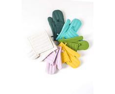 Today Lot Gant + Manique Coton Canon de Fusil Coton Gris Anthracite 32 x 20 cm