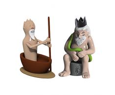 Alessi Amgi42set3 Caronte E Minosse Set de deux Figurines en Porcelaine, decorÃ©es Ã la Main