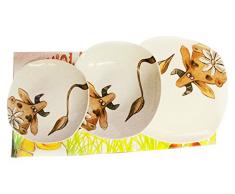 Paolo clairs Vache Alice Assiettes, Porcelaine, Blanc, 18Â unitÃ©s