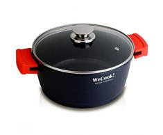 We Cook 10028 Faitout Haut en Fonte daluminium 28Â cm