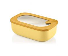 Guzzini RÃ©cipient hermÃ©tique rectangulaire pour frigo/congÃ©lateur/Four Ã Micro-Ondes 0 Jaune