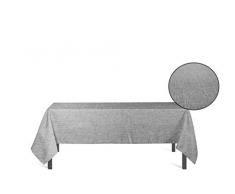 Soleil docre Bella Nappe Rectangle, anti-tâches, Polyester, Gris, 160x250 cm