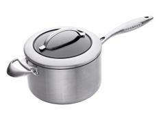 Scanpan SC65232000 Casserole CTX avec Couvercle Verre, Acier Inoxydable, Inox, 20 cm, 50 x 21 x 17 cm