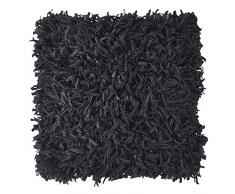 Dutch Decor Housse de Coussin Shannon 45x45 cm Noir - Housses de Coussin DÃ©coratif - ZippÃ©e