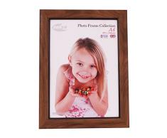 Inov8 Kayla Lot de 2 Cadres Photo A4âCadre Photo-Lot de 2 Dessous de Plat Rustique en Teck