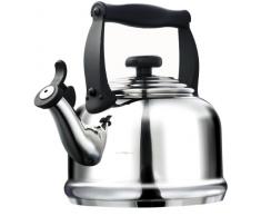 Le Creuset Bouilloire, Capacité : 2.1 L, Inox/Phénol, Tradition, Argenté