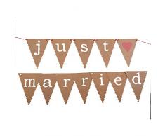 Neviti Just My Type de Voiture fanions, Papier, Marron, 100Â x 0.1Â x 10Â cm