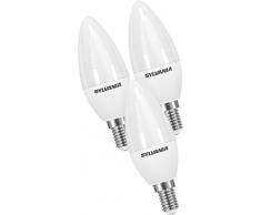 Sylvania SYL0027881 Lot 3 Ampoules LED, Plastique, E14, 5.5W, Blanc
