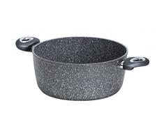 Bialetti - Y0C6C20200 - Petravera Madame - Faitout Â Aluminium - 20 cm - Gris