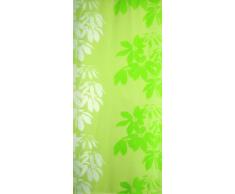 Spirella Balcony Kiwi Rideau de douche Textile Vert citron/blanc 180 x 200 cm