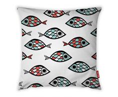 Bonamaison Housse de Coussin Multicolore 45 x 45 cm