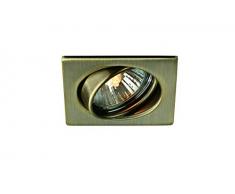 Massive Quartz Encastrable Plafonnier 3 x 50 W GU10 230 V Bronze