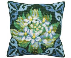 Collection DArt 5124 Ledum Bleu Kit de Coussin Gros Trous Coton Multicolore 50 x 45 x 0,1 cm