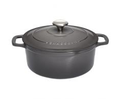 Chasseur 4720 ronde-20 cm Cocotte ronde, 2.5 liters, Caviar intérieur Noir
