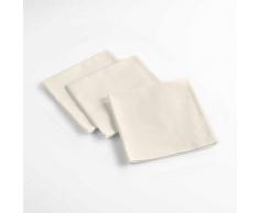 douceur dintÃ©rieur 3 serviettes de table 40x40 cm aubeline naturel