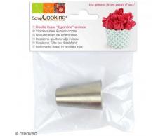 Scrapcooking 1812 Douille russe Acier Inoxydable Inox 14 x 10,8 x 3,2 cm