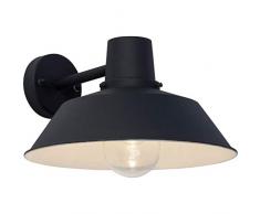 Brilliant 96290/63 Applique, Metal/Verre, Anthracite