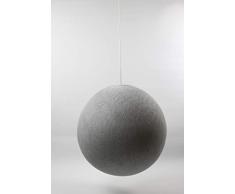 Cotton Ball Lights Lampe suspension 36Â cm, coton, Stone
