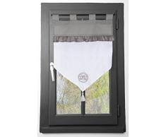 Lovely Casa Marie Brise BISE 45X60 CM, Coton, Gris