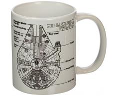 Pyramid International Star Wars (Millennium Falcon Sketch) Tasse à café, 11 oz / 315 ml