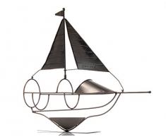 LUDI-VIN Porte Bouteille MÃ©tal Voilier