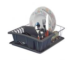 Metaltex 32502668 gouttoir vaisselle avec plateau 35 x 32 cm