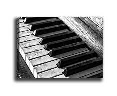 Bonamaison Peinture sur toile, multicolore, 70 x 100 cm - Conçu et fabriqué en Turquie