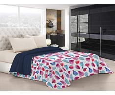 Italian Bed Linen Couette dâété « Fantasy », Microfibre, petali, 2 Places