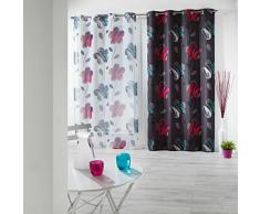 douceur dintérieur panneau a oeillets 140x240 cm voile floria