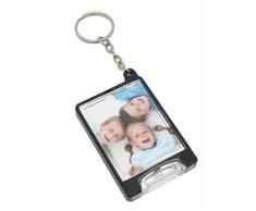 Deknudt Frames S66JB8-3.5x4.5 Cadre Photo Porte-clefs avec lumiÃ¨re, RÃ©sine, Noir, 3,5x4,5