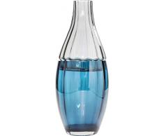 Kare Vase en verre teinté, Verre teinté, bleu, 42 cm