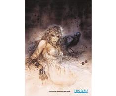Heart Rock 15393 Drapeau Original Luis Royo, Tissu, Multicolore, 110 x 75 x 0,1 cm