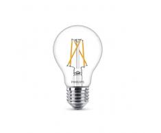 Philips - Ampoule Ã filament LED WarmGlow, effet vintage, culot Ã©pais E27, 8,5 W Ã©quivalent Ã 60 W Ã incandescence, 806 lm, blanc chaud, de 2200 K Ã 2700 K