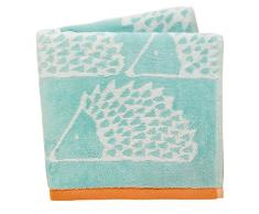 Scion Spike Drap de Bain, Coton, Aqua, 90Â x 150Â x 0.2Â cm