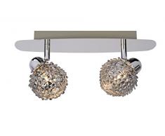 Lucide KYRA-LED - Spot Plafond - LED - G9 - 2x2,5W 3000K - Chrome