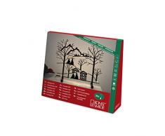 Konstsmide 3564-710TR Chandelier de Table à LED, Métal, 2 W, Blanc, 45 x 10.5 x 36 cm