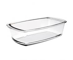 IBILI 480027 Moule Ã Cake, Verre, Transparent, 27 x 14 x 7 cm